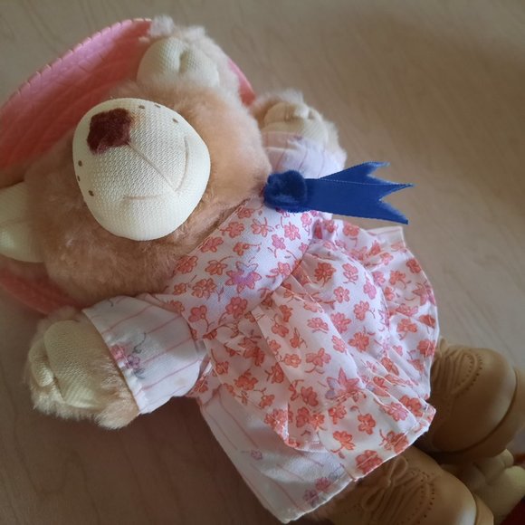 Vintage 80's Wendy's FURSKINS 7" Bears - Farrell, Hattie Set of 2 + extras! - Picture 5 of 16